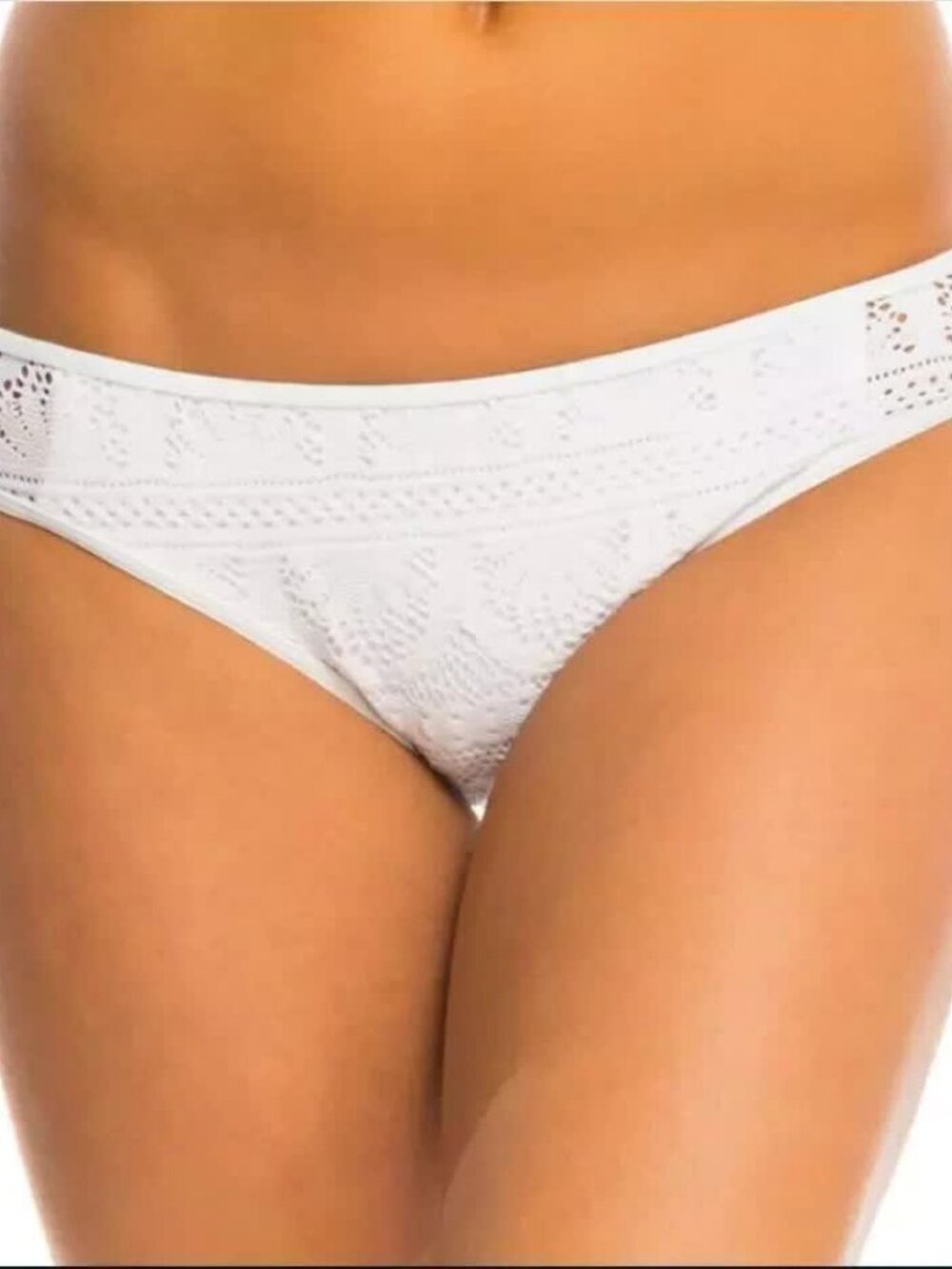 Kenneth Cole Reaction Suns Out Crochet Hipster Bikini Swimsuit Bottom size XL